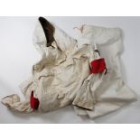 German Uniform WW2 a snow SS oversuit, probably a Russian front or Norway campaign item, large size,