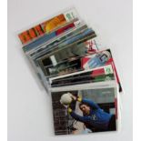 Football Germany various signed colour postcard sized images of players c1970's/80's. Inc Worm,
