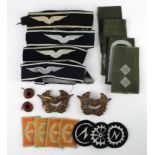 German post-war badges and cloth insignia inc Luftwaffe (19 items)