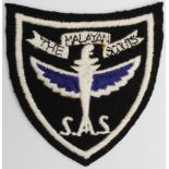 Cloth Badge: The Malayan Scout - S.A.S. embroidered felt formation sign badge in excellent unworn