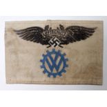 German Volkswagen works Luftshutz Air Raids armband, service wear.