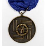 German SS LS & GC medal 8 years GVF