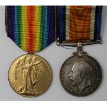 BWM & Victory medals to 11733 Pte G Davey R Sussex Regt also served Norfolk Regt.