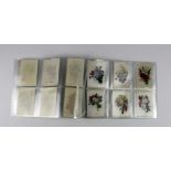 Imperial Tobacco Company of Canada, complete set in pages, Garden Flowers (silk) black numerals, G -