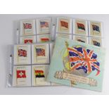 Wix sets (silk) inc 1934 National Flags x2, 1934 British Empire Flags, etc, total cat £128. VG-EX (