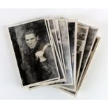 Exeter Falcans selection of b & w postcards of individual riders c1949--51. Inc Moore, Sargeant,