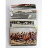 Military, mixture inc, R/P's, camps, Harry Payne, etc   (approx 33 cards)