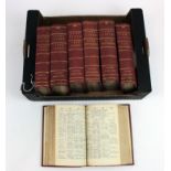Army Lists: A complete run of 7x monthly lists from June to December 1909. The spines are marked