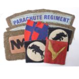 Cloth badges inc three types in pairs