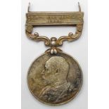India General Service Medal EDVII with North West Frontier 1908 clasp named to 'Supply Agent
