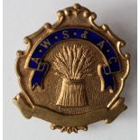 Badge - A.W.S.& A.C. - Maker, Fattorini & Sons, Bradford.