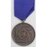 German Nazi SS 8 Year Long Service Medal