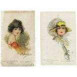 Phillips BDV, Beauties, Modern Paintings, complete set of 32 in pages, mainly G - VG, cat value £