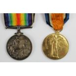 BWM & Victory Medal to J.61965 E C Flack AB RN. Died 9th Jan 1918 HMS Racoon. Remembered