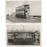 Essex, trams, Thorpe Bay, Southend, Southchurch, very nice small original collection R/P's   (9)