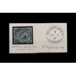 GB - postmark interest - Exhibition Branch Office Liverpool 5th June 1913 on GV 4d VFU. Scarce
