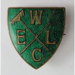 Badge - W.E.L.C. (Women's Emergency Land Corps) prob. WW1 period - formed from Women volunteers