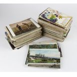 General mixture in shoebox, Foreign & English, vintage & modern   (approx 595 cards)