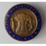 Badge - Young Harvesters Union - B.C.M.S.