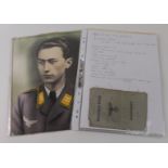 German WW2 Luftwaffe Glider pilots group of documents to Alfred Knispel comes with Glider Pilots