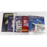 GB - Special Edition hardback books with UM sets of stamps - Land Sea and Air Tribute to British
