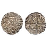 Henry III, Long Cross silver penny, Phase 1, 1247, mm. Star over Crescent [just visible], Class