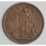 Australian 19thC Token : John Martin, Adelaide Penny VF