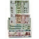 Fiji (9), 1 Dollar issued 1971 signed Wesley Barrett, (TBB B337a, Pick65a) centre fold EF+, 50 Cents