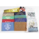 GB Royal Mint Presentation Packs and 'Flat Pack' Proof Sets (14)