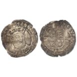 Edward VI groat in the name of Henry VIII, 1547-1551, Tower Mint, mm. Lis, reverse reads:- POSVI,