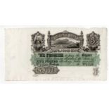 South Africa 5 Pounds Montagu Bank, Cape of Good Hope dated 18xx, unsigned remainder no. 1120, (