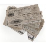 Provincial notes (8), Dartmouth General Bank 1 Pound dated 1823, Stockton on Tees Bank 5 Pounds (2),