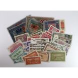 Austria (44), a mixed collection including 50,000 Kronen 1922, 10 Kronen 1915 a consecutive pair,