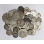 GB Silver (75) 17th to 20thC, mixed grade, quite a few holed or altered.