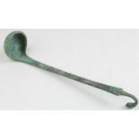 Roman ca.400 AD bronze ladle, 250x50mm