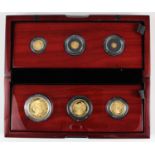 Britannia 2018 six coin gold proof set "Premium" edition. The only set to contain the one ounce,