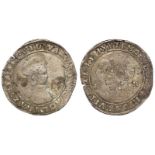 Edward VI debased silver shilling, Second Period 1549-1550, Second Issue, Tower Mint, mm.Y,