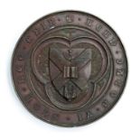 Scottish Academic Medal, bronze d.51mm: Edinburgh University medal for 'Third Humanity' to David