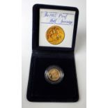 Half Sovereign 1982 Proof FDC boxed as issued