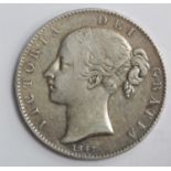 Crown 1847 XI cinquefoils, S.3882, GF