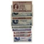 South Africa (9), a high grade collection, 10 Shillings dated 1959, 1 Pound dated 1956, 1 Rand