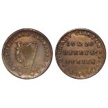 Token, 19thC : Ireland, Dublin, O'Grady Clinton & Co. Drapers 'unofficial farthing', lightly cleaned