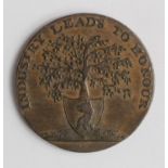 Token, 18thC : Newent, J. Morse Halfpenny 1796, D&H Gloucestershire No. 64, VF-GVF