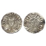 Henry III silver penny, Long Voided Cross Issue, with sceptre, round eyes containing pellets, no