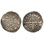 Edward II silver penny of Durham mm, Lion with Lis of Bishop Beaumont, Spink 1470, full, round, well