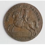 Token, 18thC : Norwich Barracks Halfpenny 1793, D&H Norfolk No. 46, VF