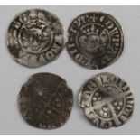 Edward i silver halfpennies Bristol and London x 3, F to GF [4]