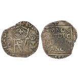 Mary of Scotland 1542-1567, twelvepenny groat or nonsunt, issue of half alloy, 1558-1560 Francis and