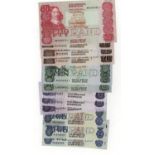 South Africa (13), 50 Rand, 20 Rand (3), 10 Rand (2), 5 Rand (3), 2 Rand (4), date range 1978 -