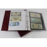 British collection in Hendon album with slipcase (79), from Scotland, Jersey, Guernsey, Bank of